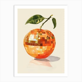 Mirrors - Orange Art Print