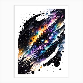 Galaxy Painting 3 Art Print