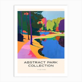 Abstract Park Collection Poster Hyde Park Sydney Australia 2 Art Print