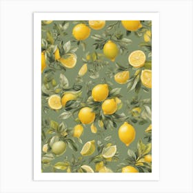 Lemons Art Print