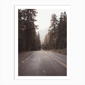 National Park Entrance Art Print