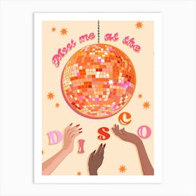 Meet Me At The Disco Art Print