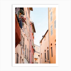 Colorful Town In France Art Print