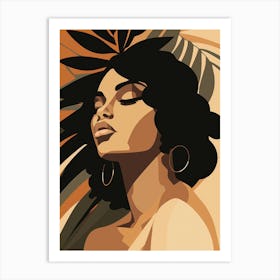 Afro-American Woman 6 Art Print