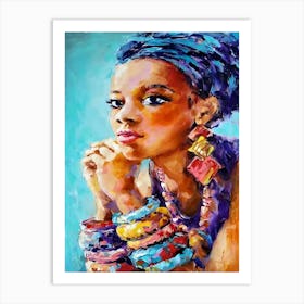 African Woman 16 Art Print