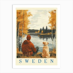 Sweden Travel Poster Art Print