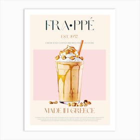 Frappe Mid Century Art Print