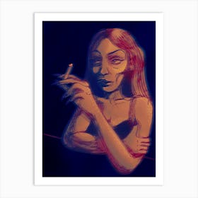 Smoking Art Print