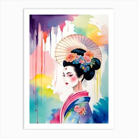 Geisha 9 Art Print