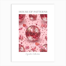 Coquette Disco 4 Pattern Poster Art Print