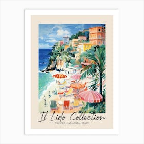 Tropea, Calabria   Italy Il Lido Collection Beach Club Poster 4 Art Print