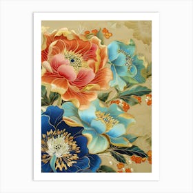 Chinese Flower Painting 84 Art Print