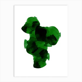 Emerald Abstract Art Print