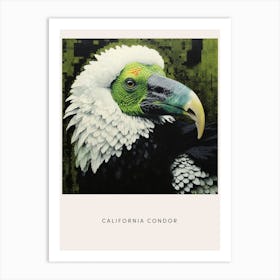 Ohara Koson Inspired Bird Painting California Condor 1 Poster Art Print