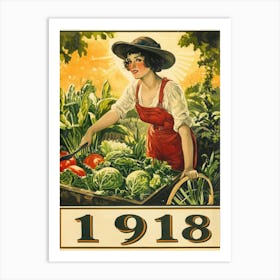 Aihrgdesign A Vintage Wartime Poster Promoting Victory Garden Df79a527 F561 4054 8fe1 79d80b3552fa 1 Art Print