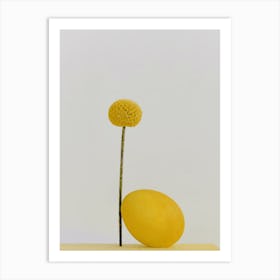 Yellow Flower Art Print