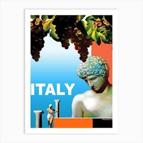 Italy, Land Of Fine Art And Wine Art Print