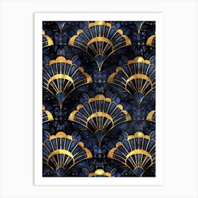 Deco Wallpaper Art Print