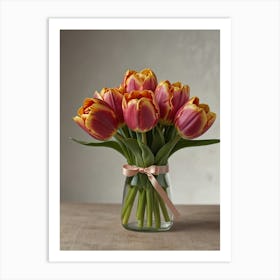 Tulips In Vase 1 Art Print