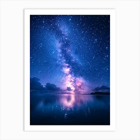 Milky Over Water 4 Art Print