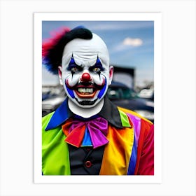 Very Creepy Clown - Reimagined 3 Art Print