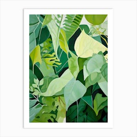 Tropical Leaves 29 Art Print