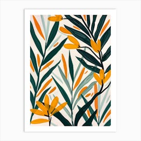 Tropical Leaves 178 Art Print