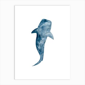 Whale Shark Watercolour Art Print