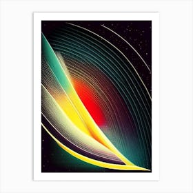 Cosmic Background Radiation 2 Vintage Sketch Space Art Print