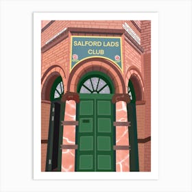 Salford Lads Club Print | Manchester Print Art Print