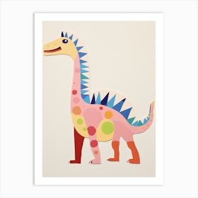 Nursery Dinosaur Art Amargasaurus 3 Art Print