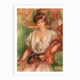 Portrait Of Misia Sert (1907), Pierre Auguste Renoir Art Print
