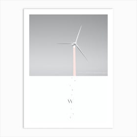 On the Wind - Photo Collage Art Print