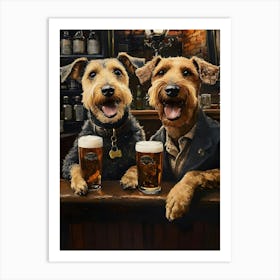 Sophisticated Terriers 3 Art Print