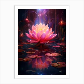 Lotus Flower 11 Art Print