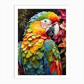 Colorful Parrot 2 Art Print