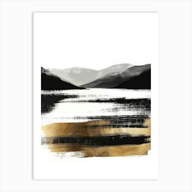 Black And Gold Canvas Print 50 Art Print