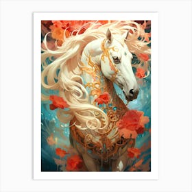 Equestrian Fantasy Horse Art Print