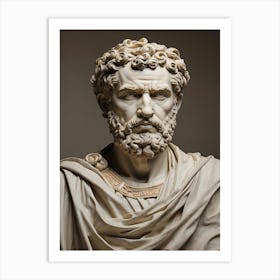 Bust Of Aristotle Art Print