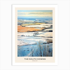 The South Downs England 1 Poster Art Print