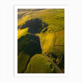 Aerial View Of The Dales 32 Art Print