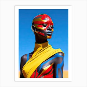 Africana Vogue: Celestial Fashion Dreams Art Print