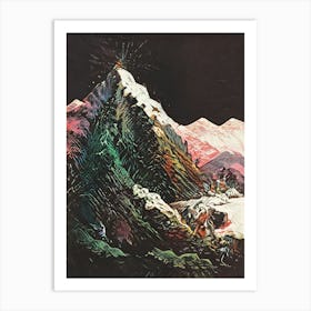 Lone Mountain Art Print