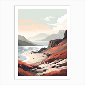 West Highland Coast Path Scotland 4 Hiking Trail Landscape Art Print