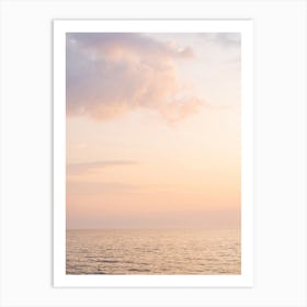Dreamy Pastel Sunset Art Print