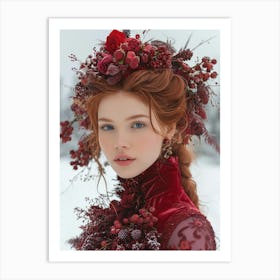 Red Haired Girl 1 Art Print