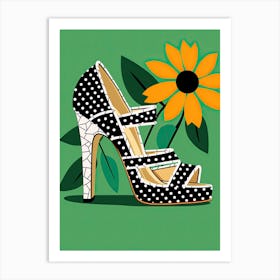 Footwear Fusion for Women: Floral Bliss Art Print