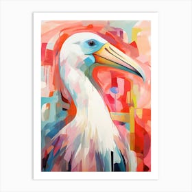 Bird Painting Collage Albatross 2 Art Print