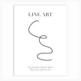 Line Art Abstract Collection 04 Art Print