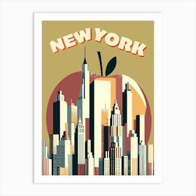 The Big Apple - New York Art Print